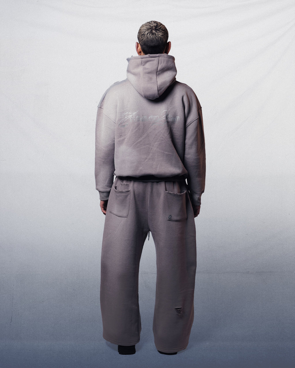 HOODIE BOXY GREY