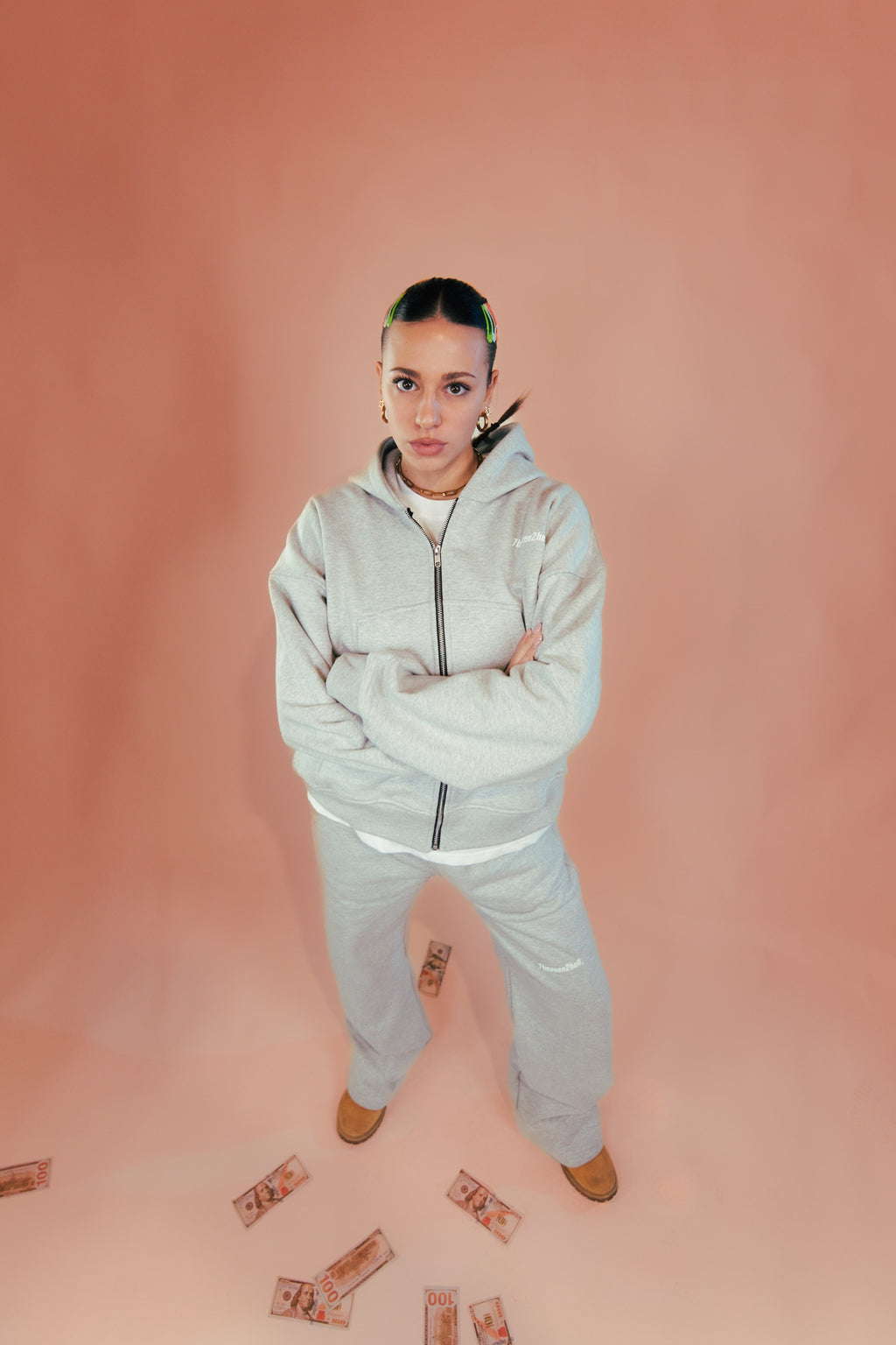 Zip Hoodie Grey