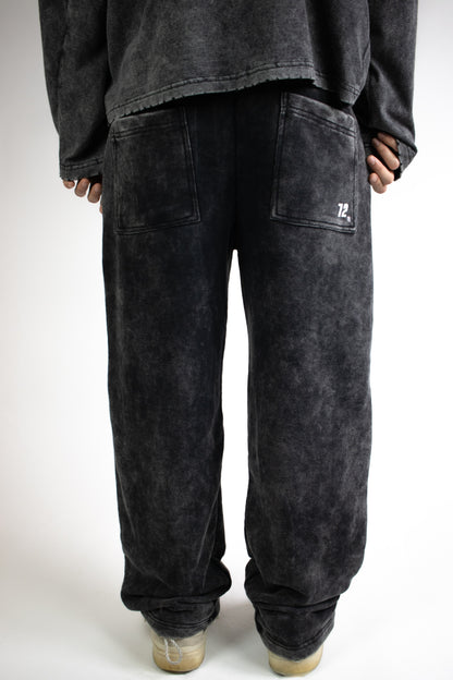 Pants Basic Washed Black