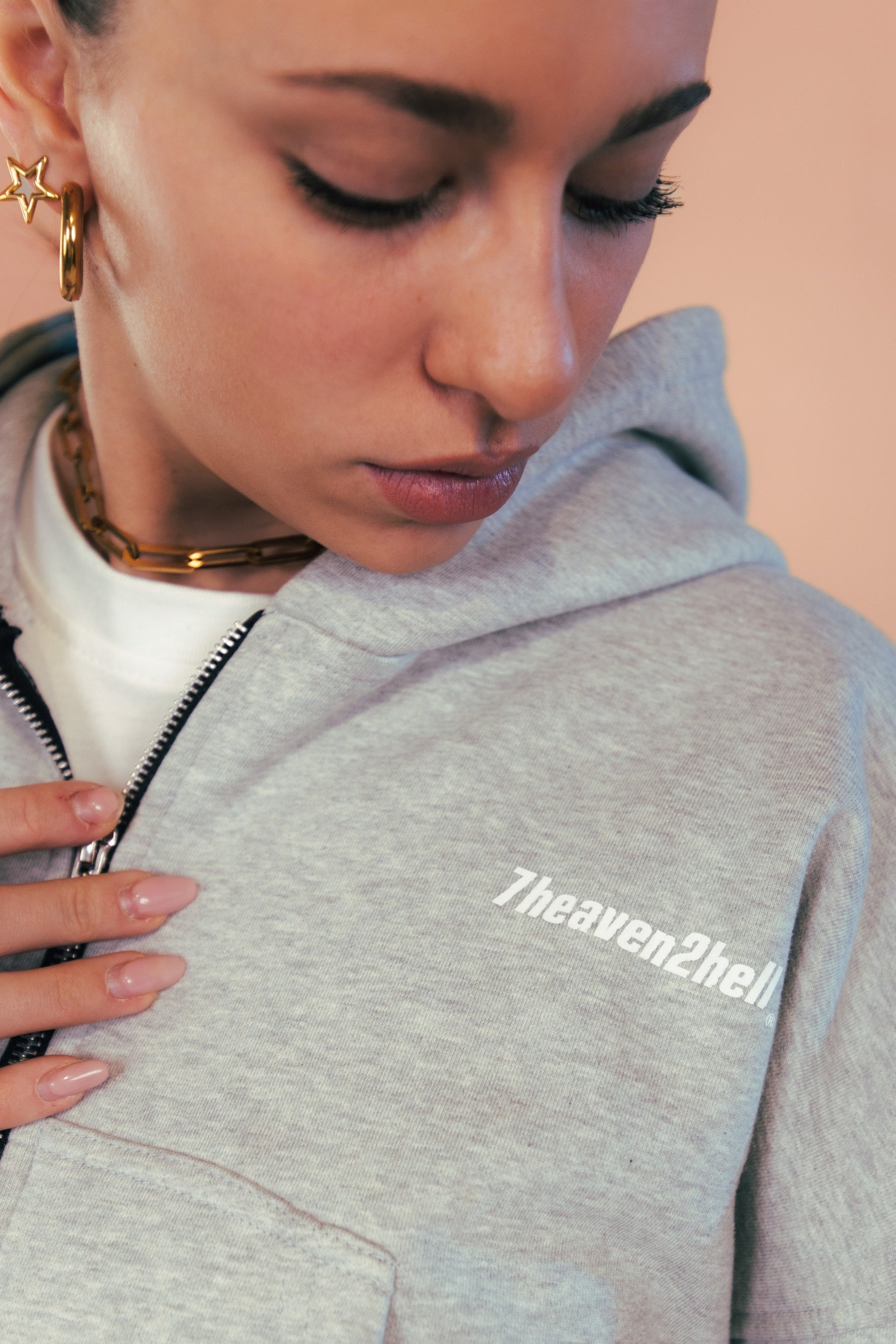 Zip Hoodie Grey