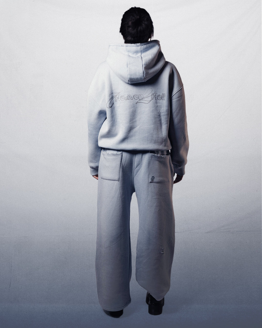 HOODIE BOXY LIGHT BLUE