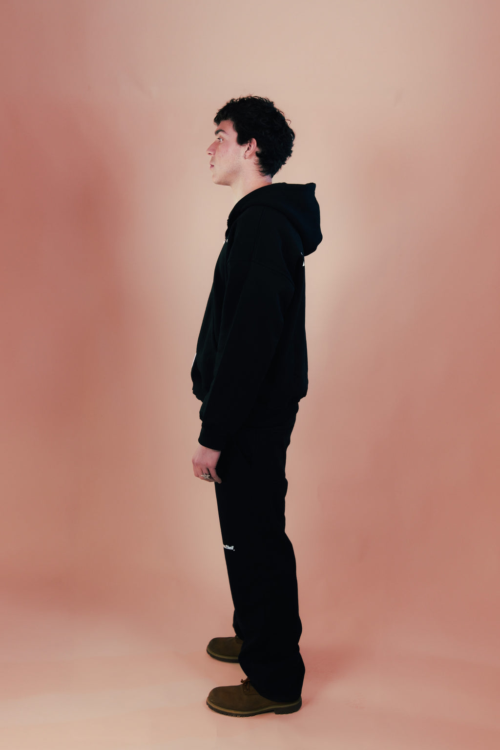 Zip Hoodie Black