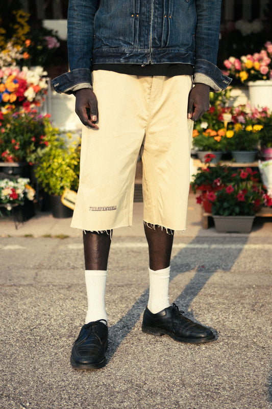 Cowboy jorts white