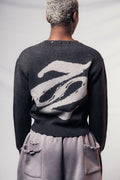 V-NECK BLACK JUMPER