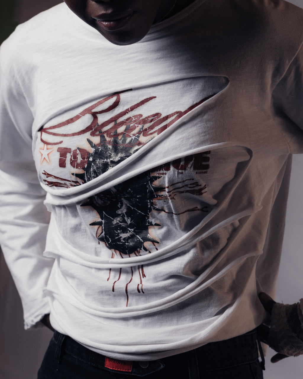 LONGSLEEVE DOUBLE LAYER WHITE