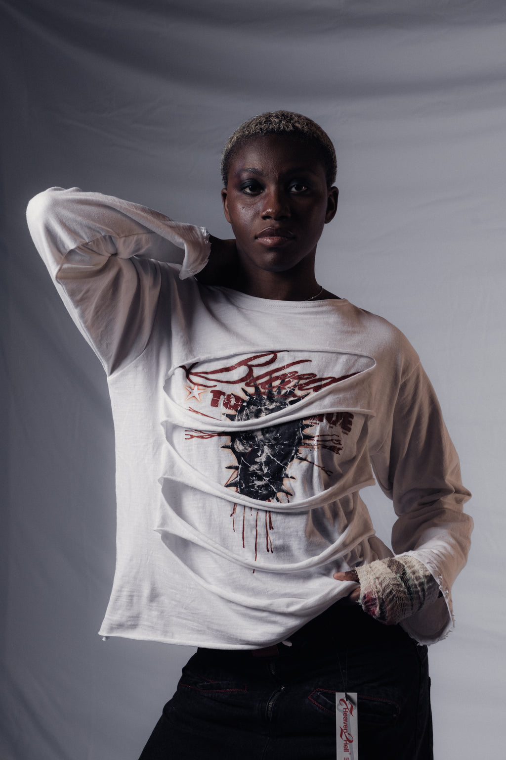 LONGSLEEVE DOUBLE LAYER WHITE