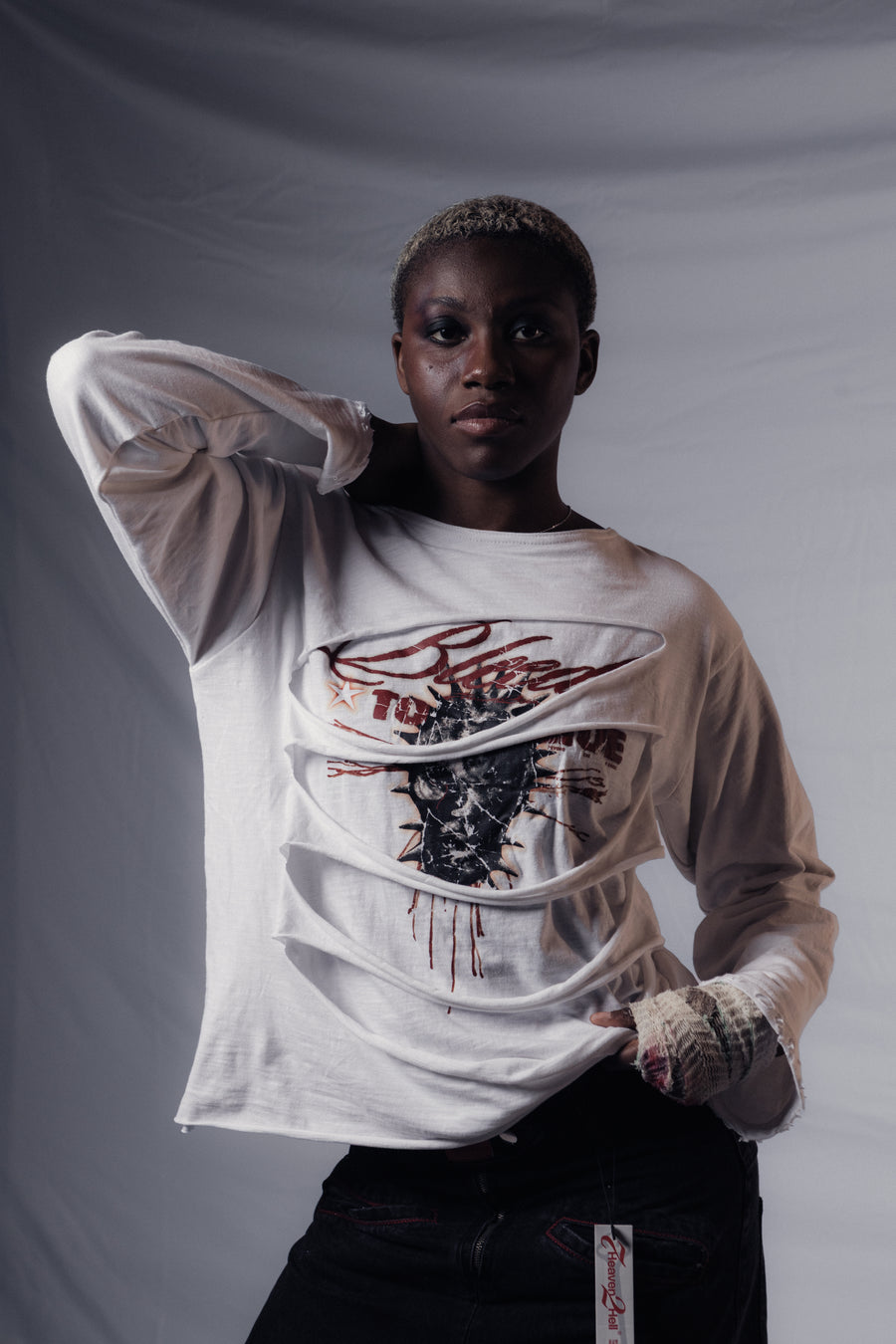 LONGSLEEVE DOUBLE LAYER WHITE