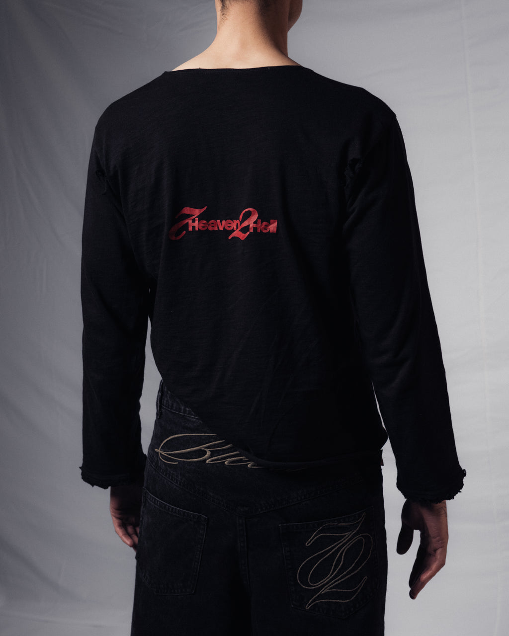 LONGSLEEVE DOUBLE LAYER BLACK