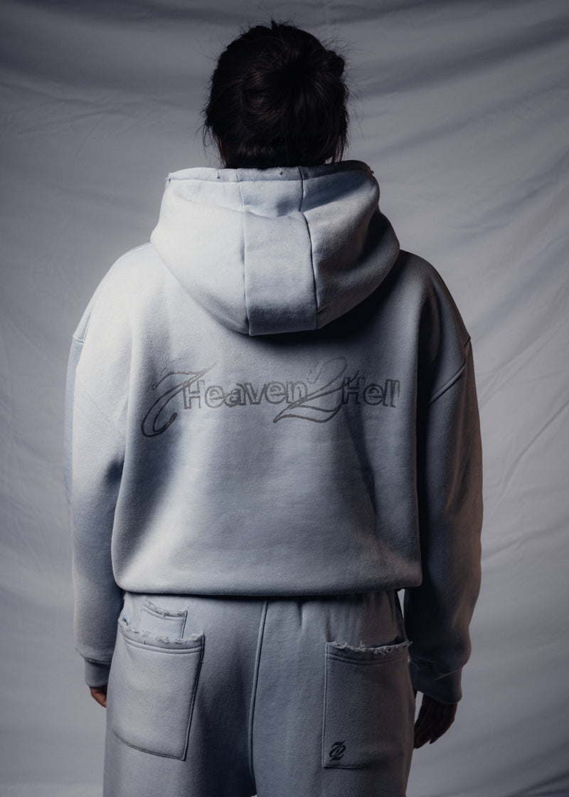 HOODIE BOXY LIGHT BLUE