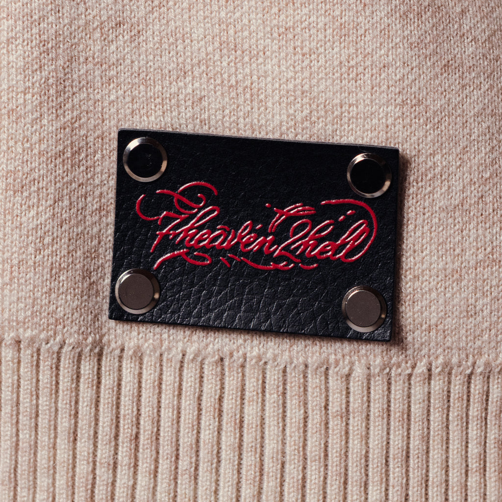 V-NECK BEIGE JUMPER