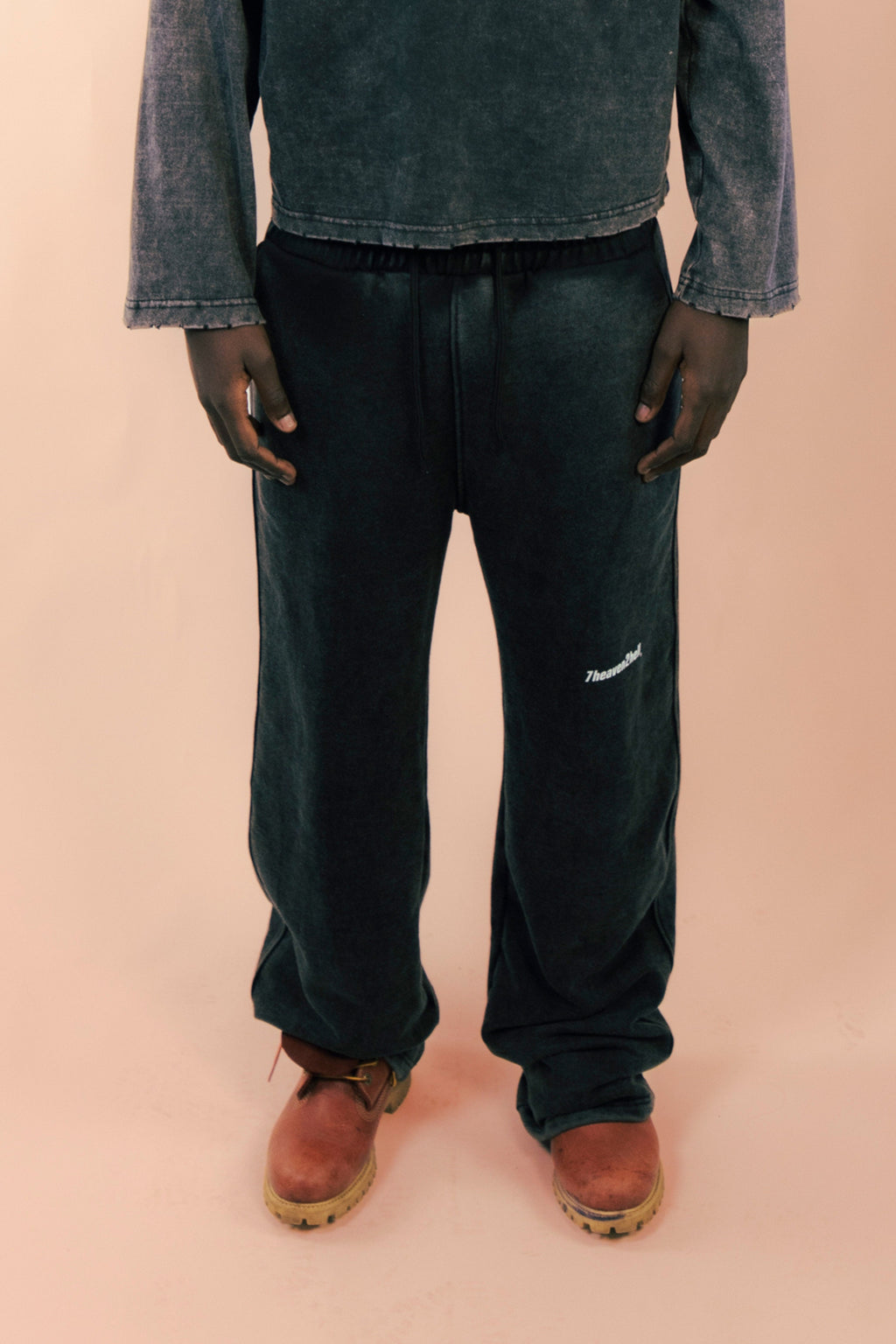 Pants Basic Washed Black
