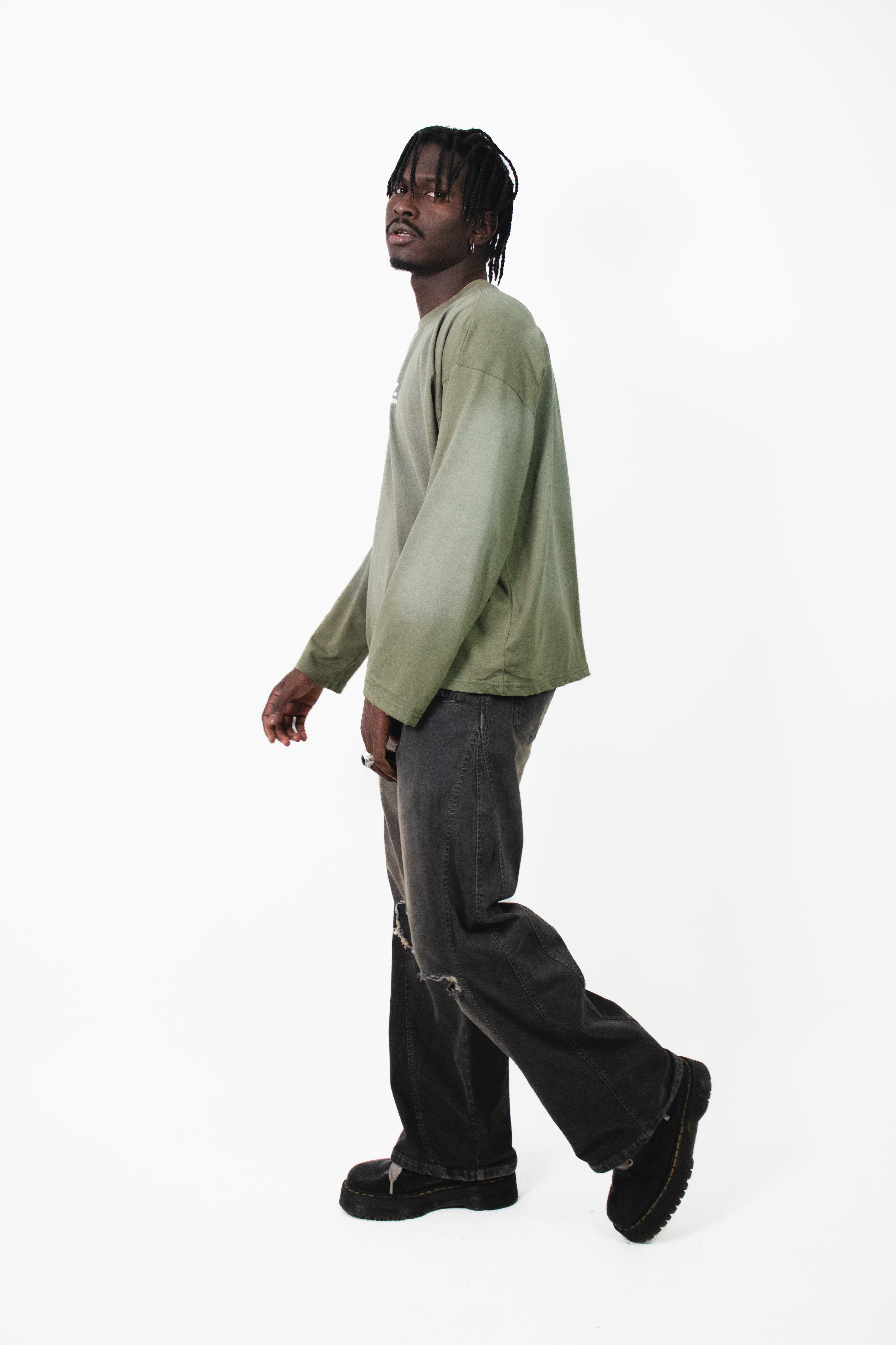Longsleeve Lock Washed Green
