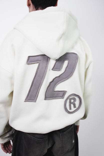 Zip Hoodie 72 Creamy White