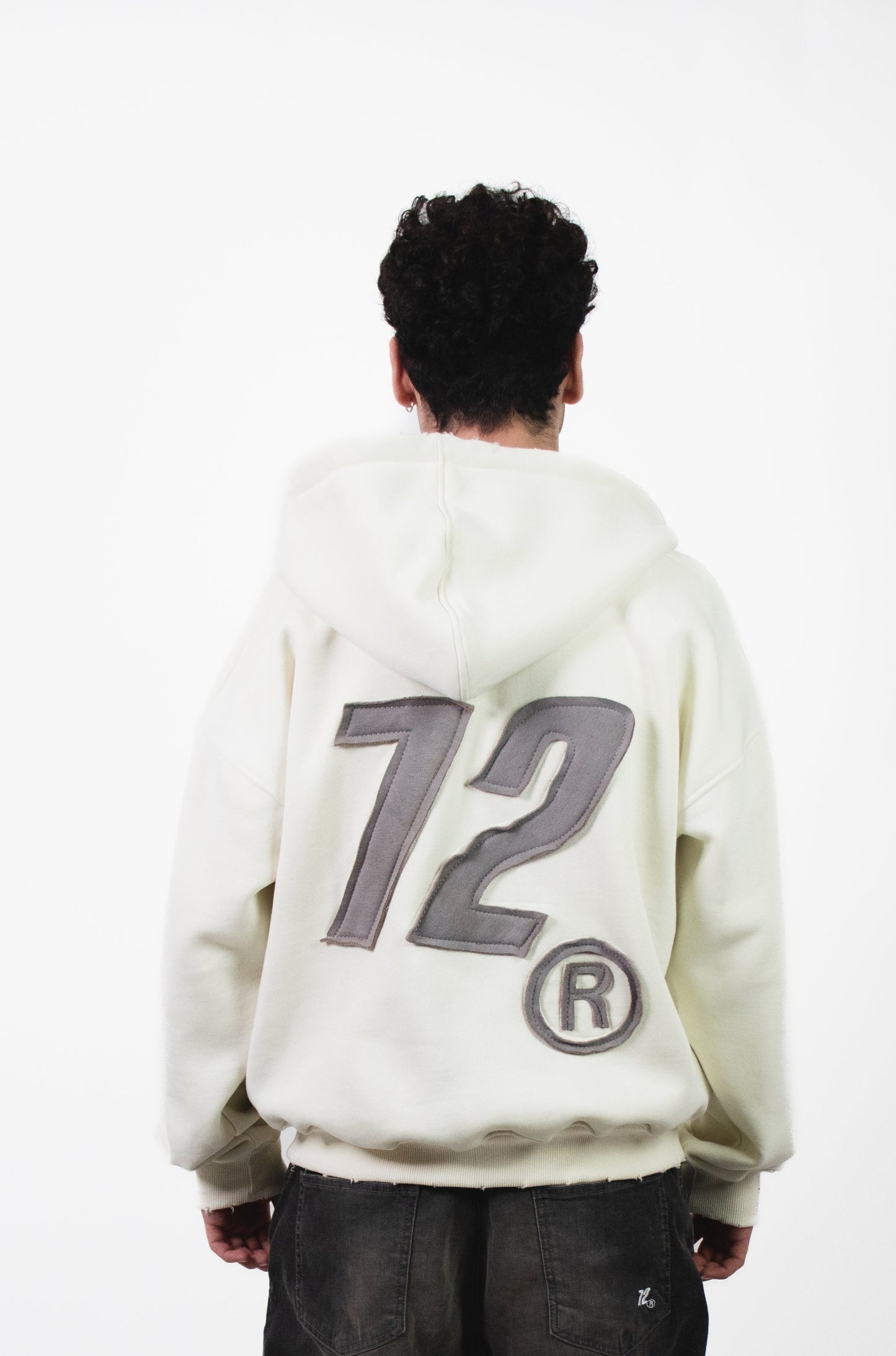 Zip Hoodie 72 Creamy White