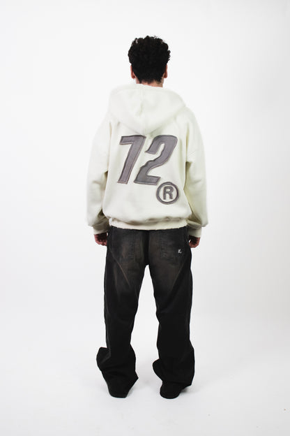 Zip Hoodie 72 Creamy White