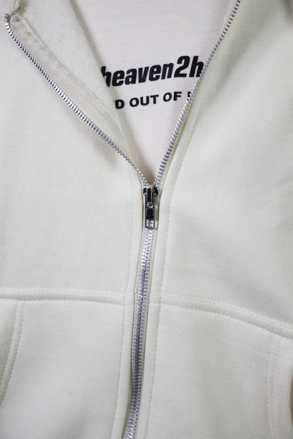 Zip Hoodie 72 Creamy White