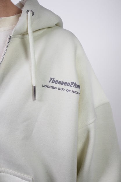 Zip Hoodie 72 Creamy White