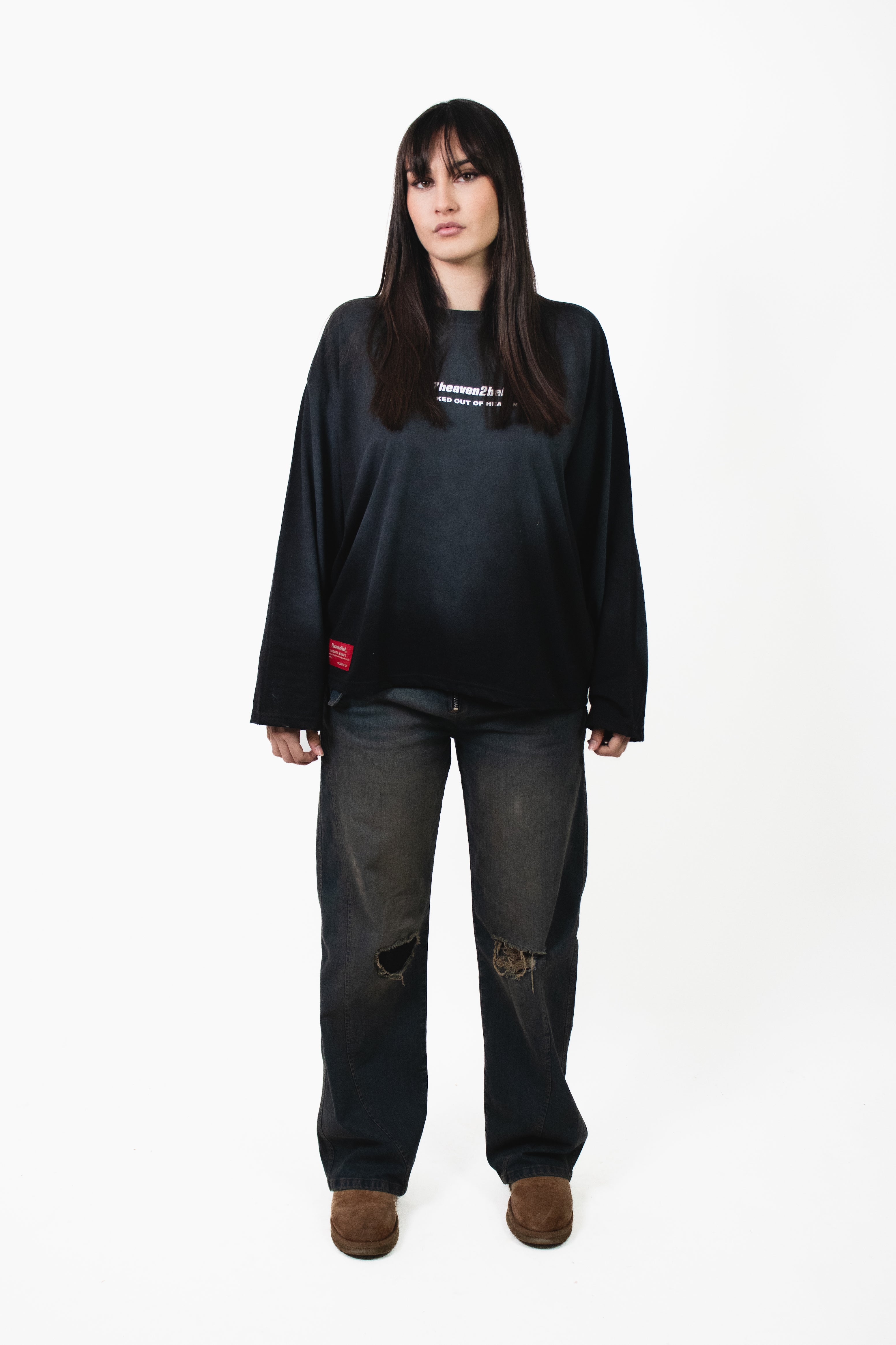 Longsleeve Lock Washed Black